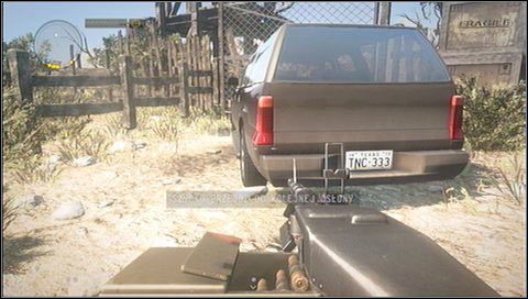 Przedmiot specjalny Guerra #2 - w jednym z pokoi budynków od frontu jest fotel a na nim przedmiot - Przedmioty specjalne - Guerra | Rozdział 12 | Call of Juarez The Cartel - Call of Juarez: The Cartel - poradnik do gry