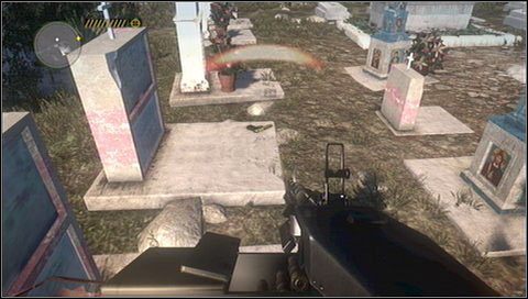 Przedmiot specjalny Kim Evans #2 - za przejściem pokrytym czerwoną cegłą i w okolicy posągu z Jezusem przeszukujemy groby na prawo od ścieżki - Przedmioty specjalne - Evans | Rozdział 13 | Call of Juarez The Cartel - Call of Juarez: The Cartel - poradnik do gry