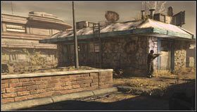 Na terenie naszego starcia stoi lodziarnia [1], można na nią wejść korzystając z drabiny znajdującej się za budynkiem [2] - Rozdział 1 | Opis przejścia Resistance 3 - Resistance 3 - poradnik do gry