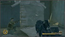 Gdy oczyścimy teren podążając za Deanem wejdziemy po schodach na zabudowania [1] - Rozdział 3 | Opis przejścia Resistance 3 - Resistance 3 - poradnik do gry