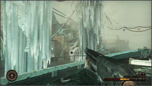 Gdy będziemy zajęci eliminacją przeciwników nasz statek zaklinuje się między soplami [1] - Rozdział 5 | Opis przejścia Resistance 3 - Resistance 3 - poradnik do gry