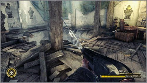 Po wejściu na kolejne piętro znajdziemy się na prowizorycznej strzelnicy - Rozdział 6 (2) | Opis przejścia Resistance 3 - Resistance 3 - poradnik do gry