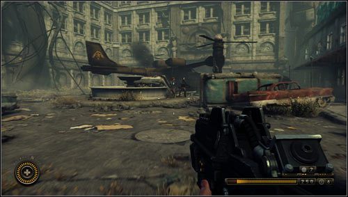 Gdy już pozostanie tylko kilku przeciwników korzystamy z liny i zabijamy niedobitki okupujące budynki - Rozdział 7 | Opis przejścia Resistance 3 - Resistance 3 - poradnik do gry