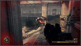 Naszym głównym zadaniem podczas starcia jest trzymanie Rozrywacza na dystans, przez co często będziemy przed nim uciekać - Rozdział 7 | Opis przejścia Resistance 3 - Resistance 3 - poradnik do gry