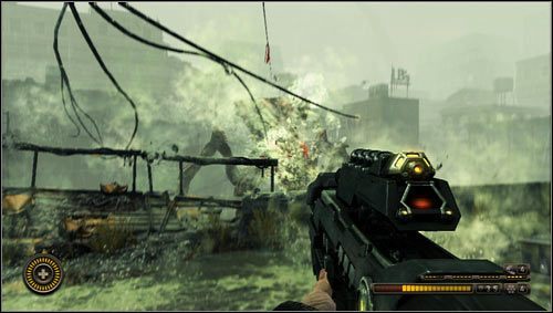 Bestia posiada trzy podstawowe ataki: szarża, uderzenie odnóżami i plunięcie trującą substancją [1] - Rozdział 9 | Opis przejścia Resistance 3 - Resistance 3 - poradnik do gry