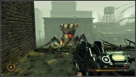 Cała walka podzielona jest na trzy fazy i polega na niszczeniu newralgicznych punktów Grabarza - Rozdział 9 | Opis przejścia Resistance 3 - Resistance 3 - poradnik do gry