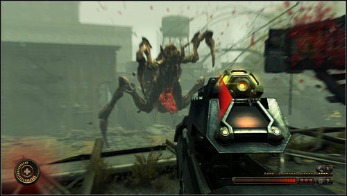 Wspomniany dach również nadaje się do zestrzelenia i tych dwóch punktów - Rozdział 9 | Opis przejścia Resistance 3 - Resistance 3 - poradnik do gry