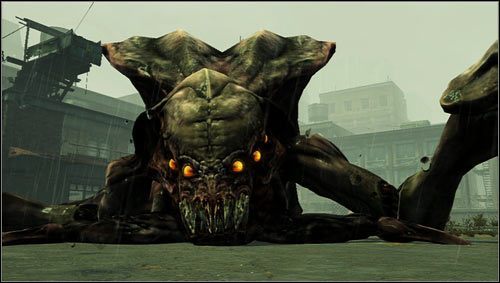 Jak tylko je zniszczymy potwór polegnie [1], a my będziemy mogli skorzystać z VTOL - Rozdział 9 | Opis przejścia Resistance 3 - Resistance 3 - poradnik do gry