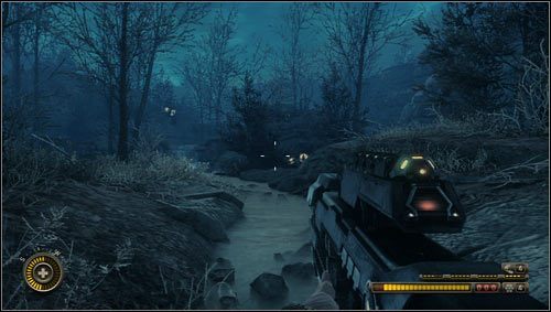 Po wypadnięciu z VTOL znajdziemy w ciemny lesie [1] - Rozdział 10 | Opis przejścia Resistance 3 - Resistance 3 - poradnik do gry