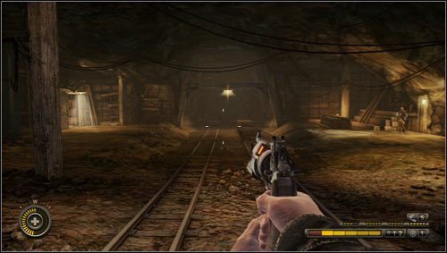 Gdy wyjdziemy z windy znajdziemy się w dużej jaskini [1] - Rozdział 12 | Opis przejścia Resistance 3 - Resistance 3 - poradnik do gry