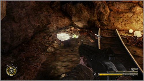 Na końcu drogi odnajdziemy magnetofon z nagraną wiadomością [1] Kto tu rządzi - Rozdział 12 | Opis przejścia Resistance 3 - Resistance 3 - poradnik do gry