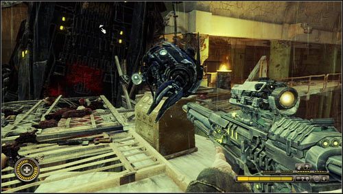 Pozbywamy się grupki bandytów, podnosimy snajperkę Deadeye i dezaktywujemy Trutnia [1] - Rozdział 15 | Opis przejścia Resistance 3 - Resistance 3 - poradnik do gry