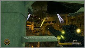 Po zabraniu notatki wracamy do korytarza i przechodzimy przez drzwi prowadzące do okrągłego bloku - Rozdział 15 | Opis przejścia Resistance 3 - Resistance 3 - poradnik do gry