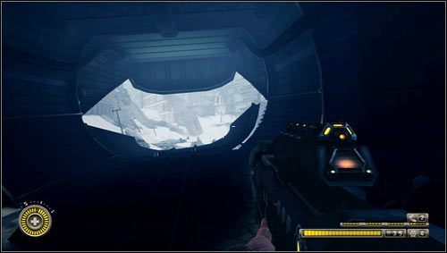 Gdy otworzy się luk załadunkowy samolotu [1] zauważymy oddział Chimer składający się z Hybryd i Dłógonogów uzbrojonych w snajperki - Rozdział 18 | Opis przejścia Resistance 3 - Resistance 3 - poradnik do gry