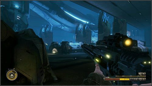 Na górze przyjdzie nam walczyć z Chimerami w pomieszczeniu pełnym elektrycznych wież [1] - Rozdział 19 | Opis przejścia Resistance 3 - Resistance 3 - poradnik do gry