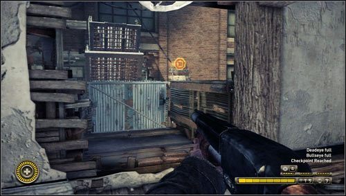 Podkoniec rozdziału przejdziemy przez pomost opuszczany za pomocą tarczy [1] i wejdziemy do budynku - Dzienniki St. Louis, MO | Dzienniki Resistance 3 - Resistance 3 - poradnik do gry