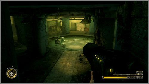 Idąc dalej tym tunelem wskoczymy na podziemna arenę [1], na której zaatakuje nas stado Ponuraków, Pijawek i Skoczków - Graterford, PA | Dzienniki Resistance 3 - Resistance 3 - poradnik do gry