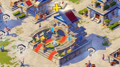 Palace - jest miejscem, w którym rozdzielamy punkty technologii (zdobywane przy awansie na wyższy poziom) pomiędzy ulepszenia z trzech drzew rozwoju - Economy, Military oraz Utility - opisane w dalszej części poradnika - Budynki w Metropolii | Budynki | Age of Empires Online - Age of Empires Online - poradnik do gry