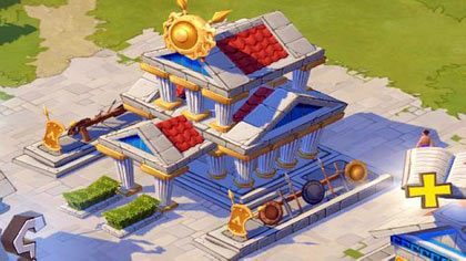 Gear Hall - za Jego pośrednictwem zakładamy, zmieniamy oraz przeglądamy ekwipunek przydzielony konkretnym jednostkom czy budynkom - Budynki w Metropolii | Budynki | Age of Empires Online - Age of Empires Online - poradnik do gry