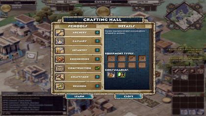 Jeśli zbudowaliśmy Crafting Hall, czas na wybranie rzemiosła - Rzemiosło (Craft) | Rzemiosło oraz wznoszenie budynków | Age of Empires Online - Age of Empires Online - poradnik do gry