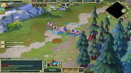 Pierwsza misja ma na celu zapoznanie gracza z podstawowym elementem rozgrywki, na który składają się zaznaczanie jednostek oraz wydawanie komend - I - Our first enemy | Misje Szkoleniowe - Grecy | Age of Empires Online - Age of Empires Online - poradnik do gry