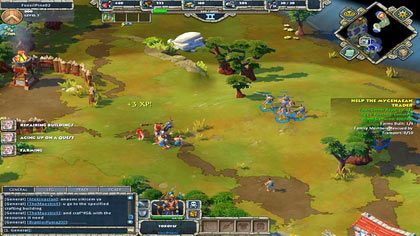 Niewątpliwie nowością w tym scenariuszu, prócz możliwości pozyskania żywności z farm (Farm), jest opcja przejścia do II wieku (do wybrania w Town Center) - Kontynuacja Misji VIII- Help the Mycenaean Trader | Misje Szkoleniowe - Grecy - Age of Empires Online - poradnik do gry