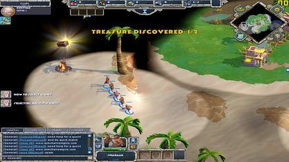 Jedyne co Nam pozostało, to znaleźć dwa umieszczone na mapie skarby - I - Gold on the Nile | Misje Szkoleniowe - Egipcjanie | Age of Empires Online - Age of Empires Online - poradnik do gry