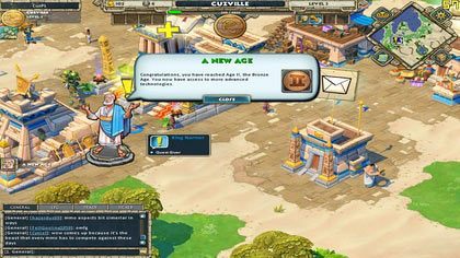 Po uzyskaniu kolejnego awansu, przyszedł czas na rozdzielenie punktów technologii - VII - Bronze Age Technology | Misje Szkoleniowe - Egipcjanie - Age of Empires Online - poradnik do gry