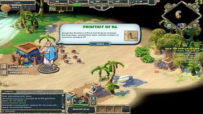 Niewątpliwie nowością w tym scenariuszu, prócz możliwości pozyskania żywności z farm (Farm), jest opcja przejścia do II wieku - Kontynuacja Misji VIII- Help the Nubian Trader | Misje Szkoleniowe - Egipcjanie - Age of Empires Online - poradnik do gry