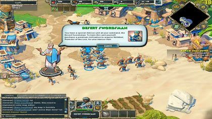 W tym scenariuszu mamy na wstępie udostępniony oddział wybitnie skutecznych przeciwko strzelcom Pustynnych Mieczników (Desert Swordsman) - IX - Badari Beat-down | Misje Szkoleniowe - Egipcjanie | Age of Empires Online - Age of Empires Online - poradnik do gry