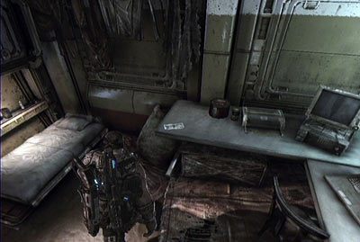 Po przebudzeniu spójrz za siebie - I - Zakotwiczeni | Akt 1 w Gears of War 3 - Gears of War 3 - poradnik do gry (opis przejścia, nieśmiertelniki, osiągnięcia)