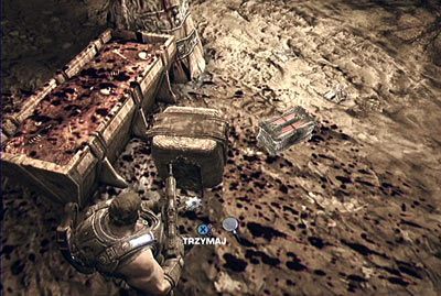 Kiedy będziesz w środku skieruj się w prawą odnogę tunelu - III - Wtargnięcie | Akt 2 w Gears of War 3 - Gears of War 3 - poradnik do gry (opis przejścia, nieśmiertelniki, osiągnięcia)