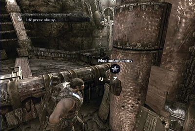 Szybko znajdź bezpieczny punkt, z którego będziesz mógł ostrzeliwać przeciwników broniących ostatniego punktu - III - Wtargnięcie | Akt 2 w Gears of War 3 - Gears of War 3 - poradnik do gry (opis przejścia, nieśmiertelniki, osiągnięcia)