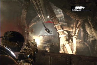 Trafisz do jaskini, gdzie produkowane są wybuchające tickery - IV - W okopach | Akt 2 w Gears of War 3 - Gears of War 3 - poradnik do gry (opis przejścia, nieśmiertelniki, osiągnięcia)