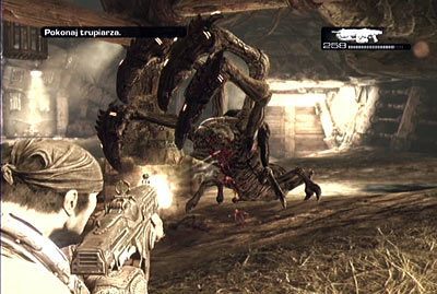 W następnej lokacji będziesz musiał stawić czoła truposzowi - IV - W okopach | Akt 2 w Gears of War 3 - Gears of War 3 - poradnik do gry (opis przejścia, nieśmiertelniki, osiągnięcia)