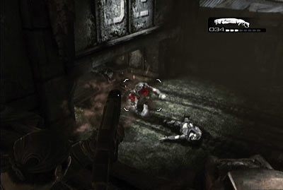 Kiedy upadnie również ta linia obrony zacznij cofać się w głąb bazy do drugiego miejsca defensywnego - I - Niezłomny | Akt 3 w Gears of War 3 - Gears of War 3 - poradnik do gry (opis przejścia, nieśmiertelniki, osiągnięcia)