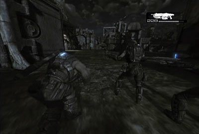 Kiedy zbliżysz się do fortu na polu bitwy pojawi się potężny berserker - II - Ratunek | Akt 3 w Gears of War 3 - Gears of War 3 - poradnik do gry (opis przejścia, nieśmiertelniki, osiągnięcia)