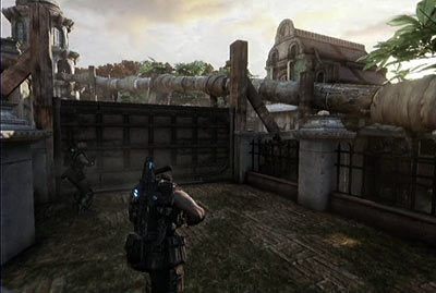 Po załatwieniu wszystkich ruszaj w dalszą drogę - V - Bracia aż po grób | Akt 3 w Gears of War 3 - Gears of War 3 - poradnik do gry (opis przejścia, nieśmiertelniki, osiągnięcia)