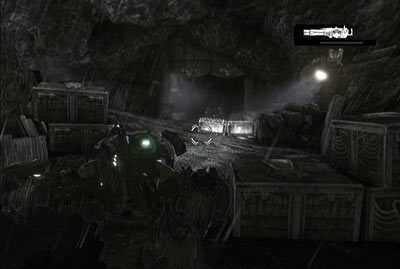 Idąc wzdłuż niej dotrzesz do wejścia do bazy - I - Dom daleko od domu | Akt 5 w Gears of War 3 - Gears of War 3 - poradnik do gry (opis przejścia, nieśmiertelniki, osiągnięcia)