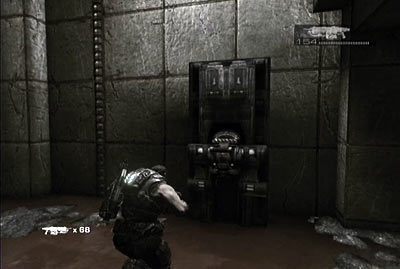 Po znalezieniu się na stacji rozpraw się ze wszystkimi przeciwnikami - I - Dom daleko od domu | Akt 5 w Gears of War 3 - Gears of War 3 - poradnik do gry (opis przejścia, nieśmiertelniki, osiągnięcia)