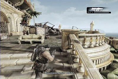 W pewnej chwili dotrzesz na plac z bestią oblężniczą, która zniszczy twoje wsparcie powietrzne - III - Zniszczony raj | Akt 5 w Gears of War 3 - Gears of War 3 - poradnik do gry (opis przejścia, nieśmiertelniki, osiągnięcia)