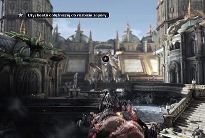 Udaj się w lewo i idź przed siebie, aż dotrzesz do machiny - III - Zniszczony raj | Akt 5 w Gears of War 3 - Gears of War 3 - poradnik do gry (opis przejścia, nieśmiertelniki, osiągnięcia)