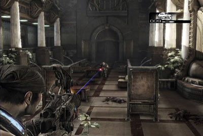 Trafisz do korytarza z dużą ilością wrogów - III - Zniszczony raj | Akt 5 w Gears of War 3 - Gears of War 3 - poradnik do gry (opis przejścia, nieśmiertelniki, osiągnięcia)