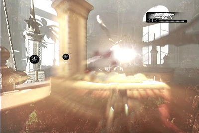 Kiedy dotrzesz na jedno z ostatnich pięter będziesz musiał zniszczyć trzy liny podtrzymujące sklepienie - V - Wniebowstąpienie | Akt 5 w Gears of War 3 - Gears of War 3 - poradnik do gry (opis przejścia, nieśmiertelniki, osiągnięcia)