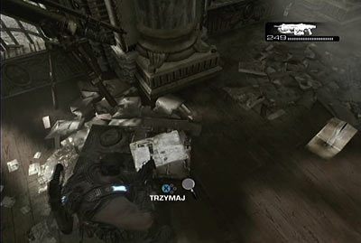 Po rozmowie z ojcem podnieś przedmiot #42 (Badania Fenixa), który znajduje się tuż obok teleskopu - V - Wniebowstąpienie | Akt 5 w Gears of War 3 - Gears of War 3 - poradnik do gry (opis przejścia, nieśmiertelniki, osiągnięcia)