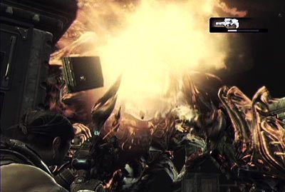 Powtarzaj cały schemat walki z potworem do czasu - VI - Dzień zapłaty | Akt 5 w Gears of War 3 - Gears of War 3 - poradnik do gry (opis przejścia, nieśmiertelniki, osiągnięcia)