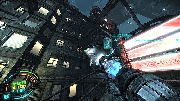 Za barierą znajdziesz dużą paczkę N - Poziom I- Pierwszy Kontakt (2) | Opis przejścia | Hard Reset - Hard Reset - poradnik do gry