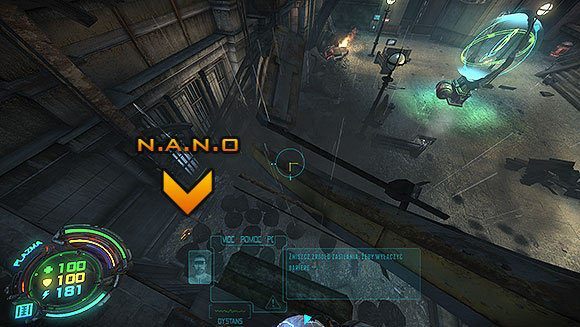 Strzel w generator znajdujący się za barierą i przejdź korytarzem w prawo - Poziom II- Sektor 6 (1) | Opis przejścia | Hard Reset - Hard Reset - poradnik do gry