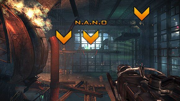 Po lewej stronie od windy znajduje się pomieszczenie z kolejnym celem misji oraz paczką N - Poziom II- Sektor 6 (2) | Opis przejścia | Hard Reset - Hard Reset - poradnik do gry