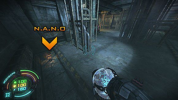 Podążaj dalej za przewodem, aż dotrzesz do generatora - Poziom III- Pościg (1) | Opis przejścia | Hard Reset - Hard Reset - poradnik do gry
